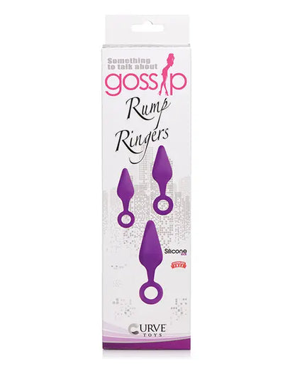 Curve Toys Gossip Rump Ringers - Violet Curve Toys C/o Xr