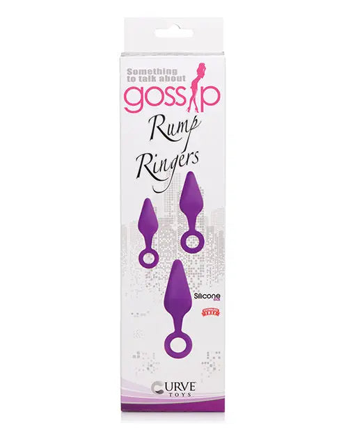 Curve Toys Gossip Rump Ringers - Violet Curve Toys C/o Xr