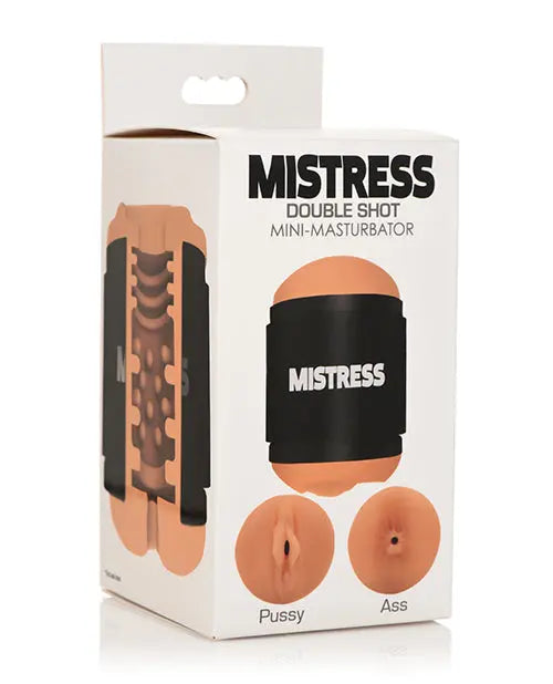 Curve Toys Mistress Double Shot Mini Masturbator Pussy & Ass - Medium Curve Toys C/o Xr