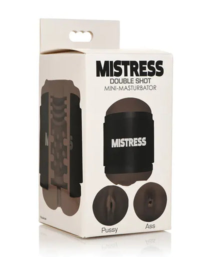 Curve Toys Mistress Double Shot Mini Masturbator Pussy & Ass - Dark Curve Toys C/o Xr