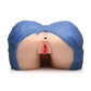 Curve Toys Mistress Holly Denim Shorts Pussy & Ass Masturbator - Ivory Curve Toys C/o Xr