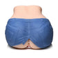 Curve Toys Mistress Holly Denim Shorts Pussy & Ass Masturbator - Ivory Curve Toys C/o Xr