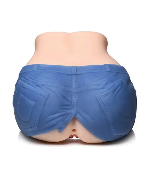 Curve Toys Mistress Holly Denim Shorts Pussy & Ass Masturbator - Ivory Curve Toys C/o Xr