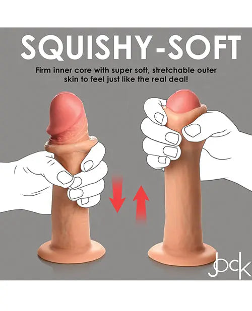 Curve Toys Realistic Dildo | Jock Real Skin Silicone 8" Big Dildo | Suction Cup Dildo Curve Toys C/o Xr