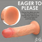 Curve Toys Realistic Dildo | Jock Real Skin Silicone 8" Big Dildo | Suction Cup Dildo Curve Toys C/o Xr