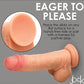 Curve Toys Realistic Dildo | Jock Real Skin Silicone 8" Big Dildo with Balls | Suction Cup Dildo Curve Toys C/o Xr