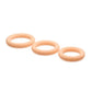 Curve Toys Jock Silicone Cock Ring Set of 3 - Light Curve Toys C/o Xr