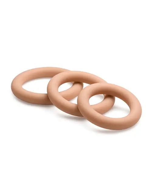 Curve Toys Jock Silicone Cock Ring Set of 3 - Medium Curve Toys C/o Xr