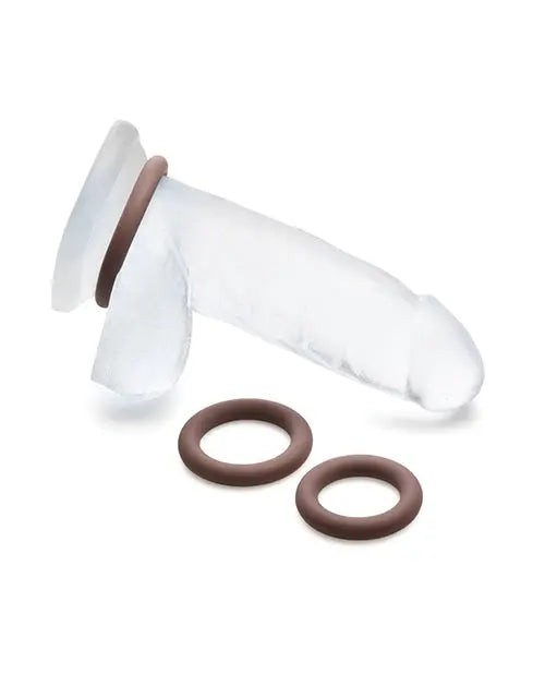Curve Toys Jock Silicone Cock Ring Set of 3 - Dark Curve Toys C/o Xr
