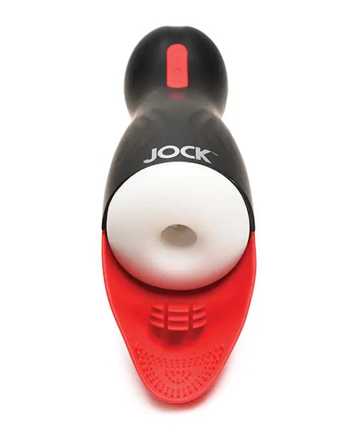 Curve Toys Jock Sucking & Vibrating Masturbator - Black/Red Curve Toys C/o Xr