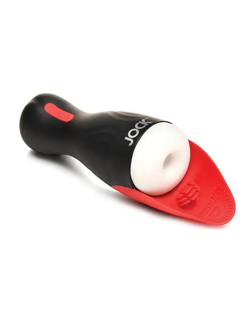 Curve Toys Jock Sucking & Vibrating Masturbator - Black/Red Curve Toys C/o Xr