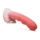 Curve Toys Large Dildo | Sweet 7" Big Dildo | Wavy Pink White Silicone Suction Cup Dildo Curve Toys C/o Xr