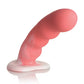 Curve Toys Large Dildo | Sweet 7" Big Dildo | Wavy Pink White Silicone Suction Cup Dildo Curve Toys C/o Xr