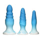 Curve Toys Simply Sweet Silicone Butt Plug Set - Blue Curve Toys C/o Xr