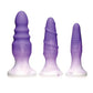 Curve Toys Simply Sweet Silicone Butt Plug Set - Purple Curve Toys C/o Xr