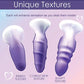Curve Toys Simply Sweet Silicone Butt Plug Set - Purple Curve Toys C/o Xr