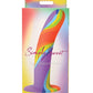 Curve Toys Large Dildo | Rainbow Silicone Realistic Dildo | Suction Cup Dildo Curve Toys C/o Xr