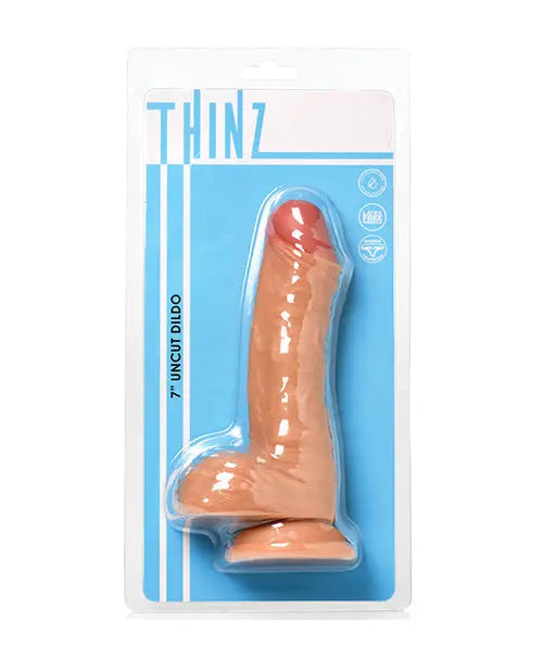 Curve Toys Large Dildo | Thinz 7" Big Dildo | Uncut Dildo Light Suction Cup Dildo Curve Toys C/o Xr