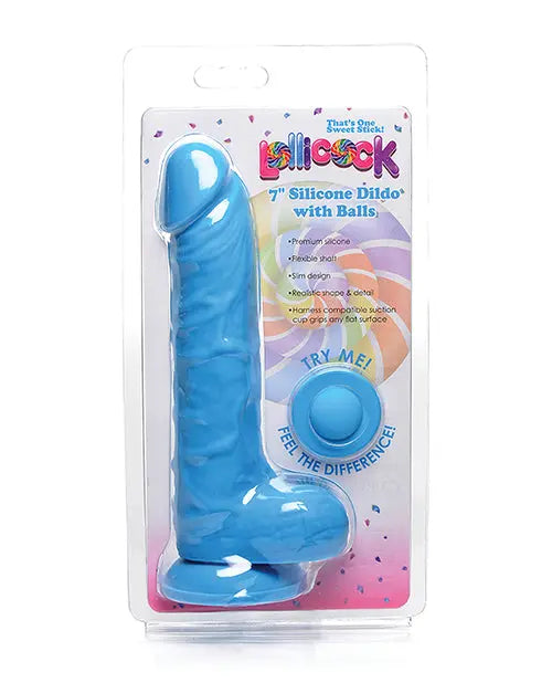 Curve Toys Large Dildo | 7" Big Dildo with Balls | Silicone Berry Suction Cup Dildo Curve Toys C/o Xr