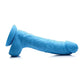 Curve Toys Large Dildo | 7" Big Dildo with Balls | Silicone Berry Suction Cup Dildo Curve Toys C/o Xr