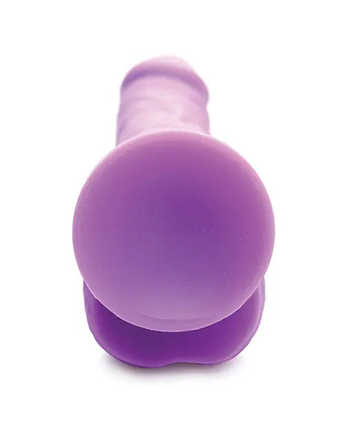 Curve Toys Large Dildo | 7" Big Dildo with Balls | Silicone Grape Suction Cup Dildo Curve Toys C/o Xr