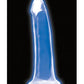 Curve Toys Large Dildo | Lollicock 7" Big Dildo | Glow In The Dark Silicone Blue Suction Cup Dildo Curve Toys C/o Xr