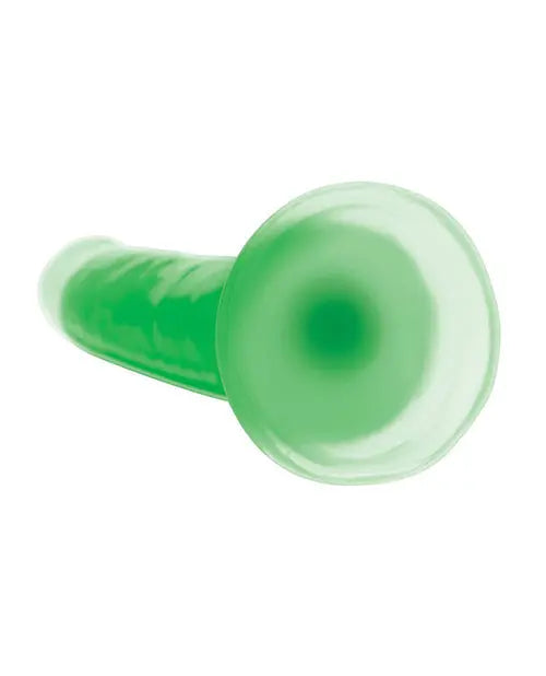 Curve Toys Large Dildo | Green 7" Big Dildo | Glow In The Dark Silicone Suction Cup Dildo Curve Toys C/o Xr
