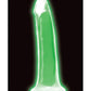 Curve Toys Large Dildo | Green 7" Big Dildo | Glow In The Dark Silicone Suction Cup Dildo Curve Toys C/o Xr