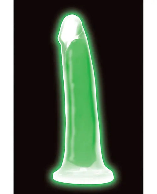 Curve Toys Large Dildo | Green 7" Big Dildo | Glow In The Dark Silicone Suction Cup Dildo Curve Toys C/o Xr