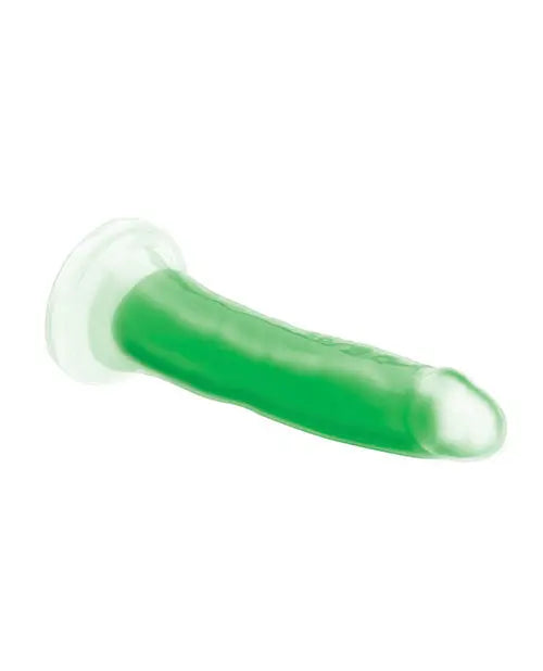 Curve Toys Large Dildo | Green 7" Big Dildo | Glow In The Dark Silicone Suction Cup Dildo Curve Toys C/o Xr