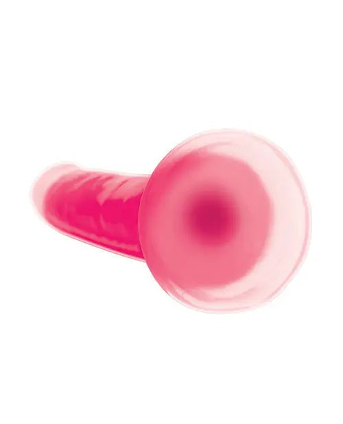 Curve Toys Large Dildo | Pink 7" Big Dildo | Glow In The Dark Silicone Suction Cup Dildo Curve Toys C/o Xr