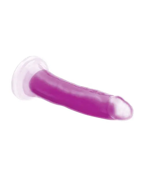 Curve Toys Large Dildo | Purple 7" Big Dildo | Glow In The Dark Silicone Suction Cup Dildo Curve Toys C/o Xr