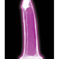 Curve Toys Large Dildo | Purple 7" Big Dildo | Glow In The Dark Silicone Suction Cup Dildo Curve Toys C/o Xr