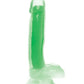 Curve Toys Large Dildo | 7" Big Dildo | Glow In The Dark Silicone Dildo with Balls Curve Toys C/o Xr