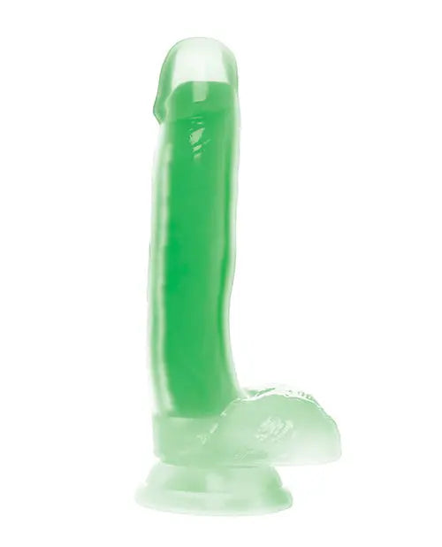 Curve Toys Large Dildo | 7" Big Dildo | Glow In The Dark Silicone Dildo with Balls Curve Toys C/o Xr