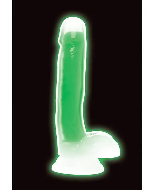 Curve Toys Large Dildo | 7" Big Dildo | Glow In The Dark Silicone Dildo with Balls Curve Toys C/o Xr