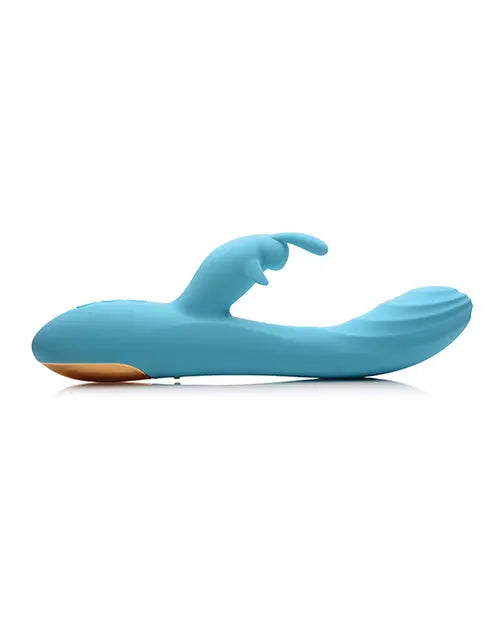 Curve Toys Rabbit Vibrator | Power Bunnies Silicone G Spot Vibrator | Blue Snuggles 10x Clit Vibrator Curve Toys C/o Xr