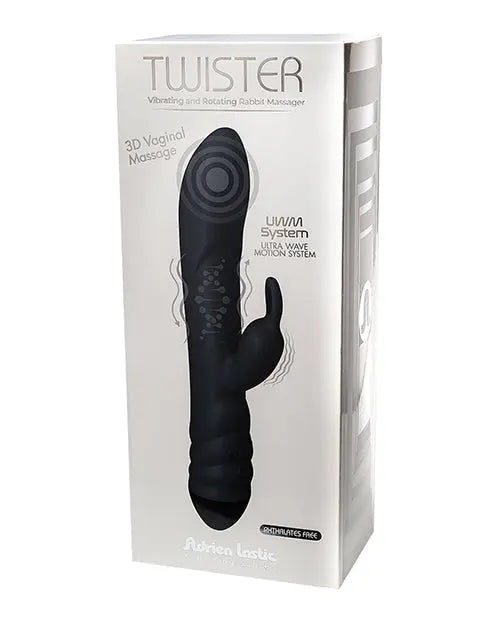 Adrien Lastic G Spot Vibrator | Twister Clit Sucking Vibrator | Rabbit Vibrator | Black Clit Vibrator | Best Vibrator for Women Cnex Eic Corp/adrien Lastic