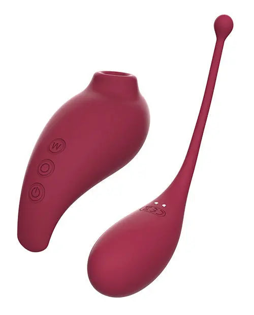 Adrien Clit Sucking Vibrator | Lastic App Controlled Vibrator Stimulator | Red Egg Vibrator | Best Vibrator for Women Cnex Eic Corp/adrien Lastic