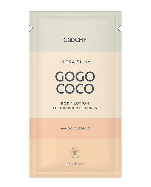 COOCHY Ultra Silky Body Lotion Foil - .35 oz Mango Coconut Classic Brands