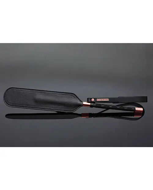 Pleasure Collection Matte Finish Paddle - Black/Rose Gold Coquette International