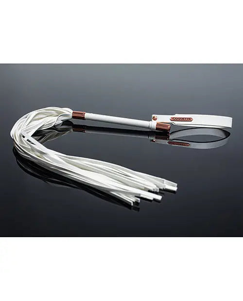 Pleasure Collection Matte Finish Whip - White/Rose Gold Coquette International