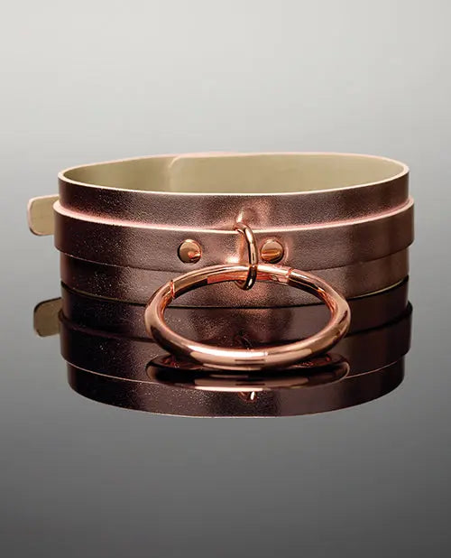 Pleasure Collection Adjustable Collar - Rose Gold Coquette International