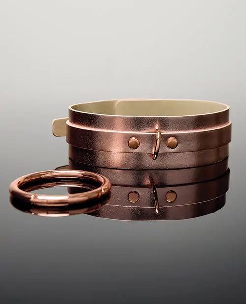Pleasure Collection Adjustable Collar - Rose Gold Coquette International