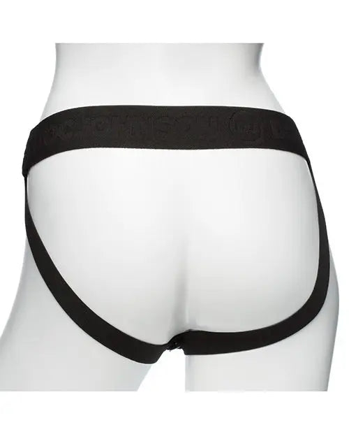 Body Extensions Be Daring 2 Piece Strap On Set - Black Doc Johnson