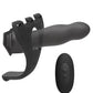 Body Extensions Be Aroused Vibrating 2 Piece Strap On Set - Black Doc Johnson