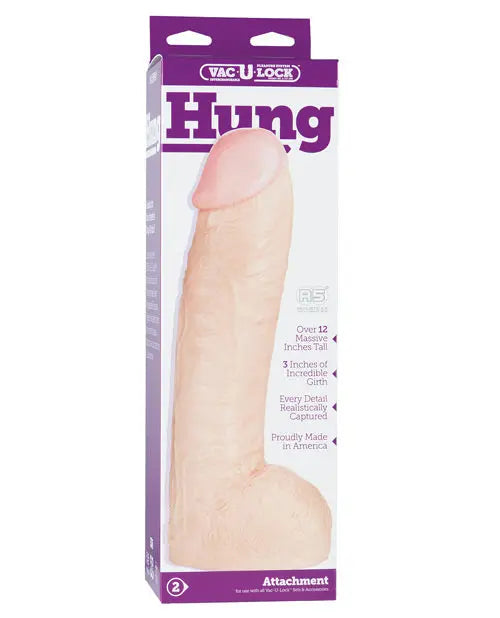 Vac-U-Lock 12.5 Hung Attch. - White Doc Johnson