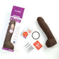 Vac-U-Lock Ultraskyn 12" Hung - Chocolate Doc Johnson