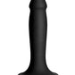 Vac-U-Lock Smooth Silicone Dong - Black Doc Johnson