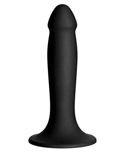 Vac-U-Lock Smooth Silicone Dong - Black Doc Johnson